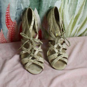 L.A.M.B. Lace Up Wedge 🌵7 1/2